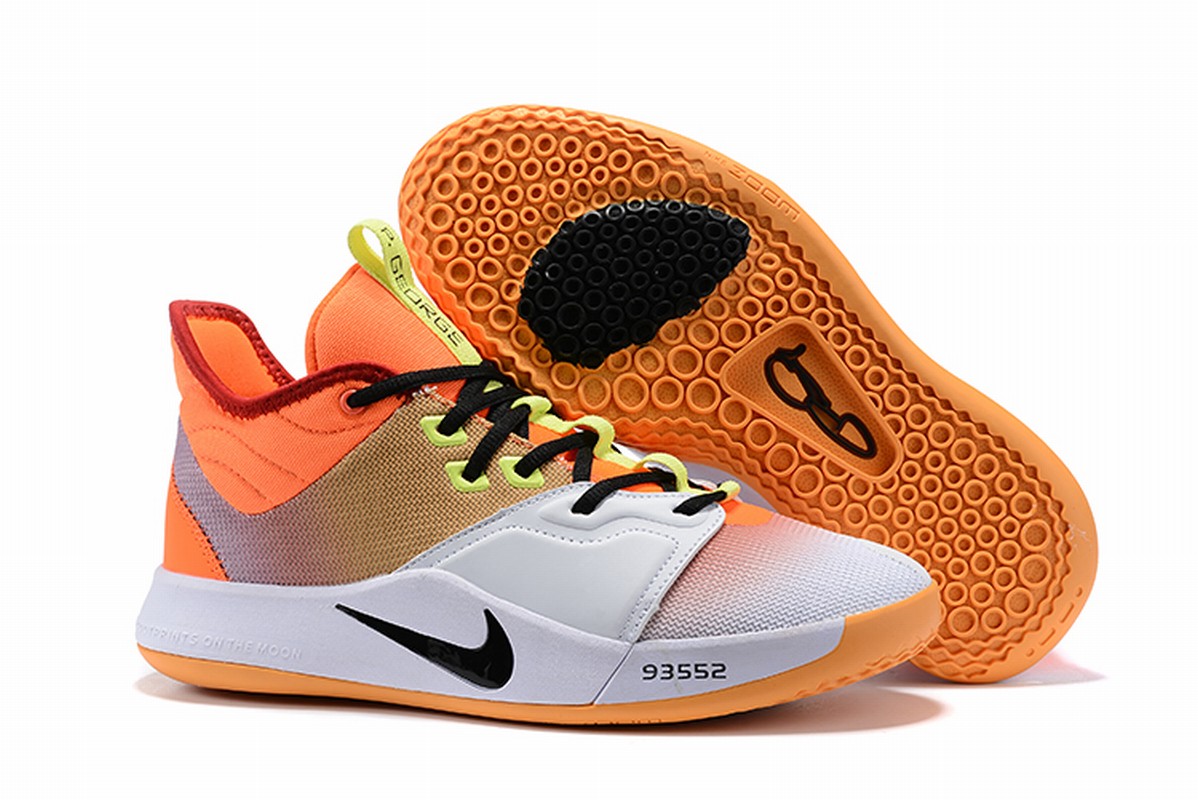 Nike PG 3 Men Shoes Orange Yellow